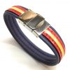 Pulsera Cuero España Azul Marino - Imagen 3