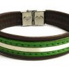 Pulsera Cuero Andalucía Marrón Oscuro - Imagen 2